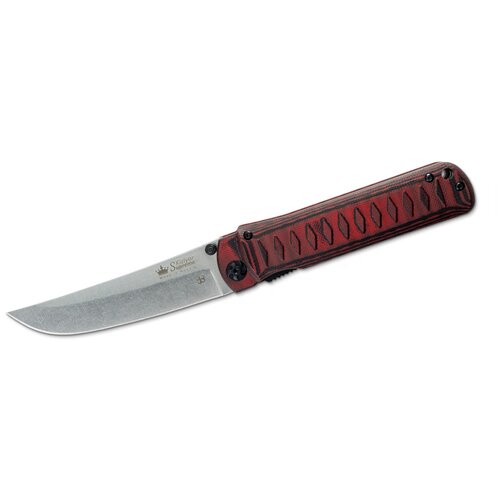 нож складной kizlyar supreme zedd d2 satin черный Нож складной Kizlyar Supreme Whisper D2 TacWash красный