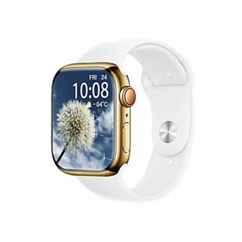 Умные часы HW9 PRO MAX Smart Watch AMOLED 22 iOS Android 3 Ремешка Голосовой помощник Bluetooth золотые 245000₽