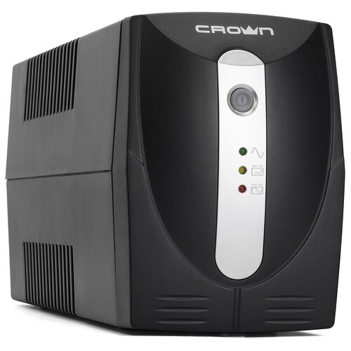 Интерактивный ИБП CROWN MICRO CMU-500X IEC (2020) черный 300 Вт ибп crown micro cmu 650x iec
