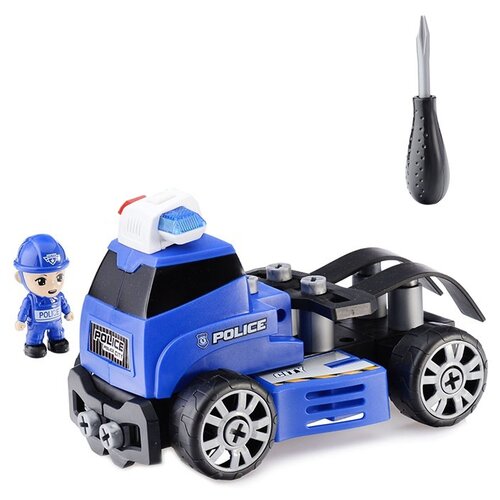 Конструктор Qilun Toys City Police QL6005C-5, 39 дет. конструктор машина ql6015c 4 полиция с отверткой в коробке