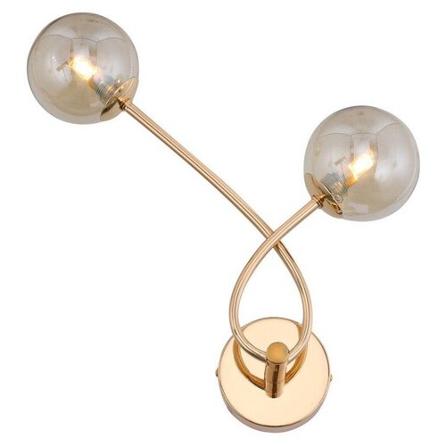 Настенный светильник ST Luce Parllaone SL435.201.02, G9, 56 Вт, кол-во ламп: 2 шт., цвет арматуры: золотой