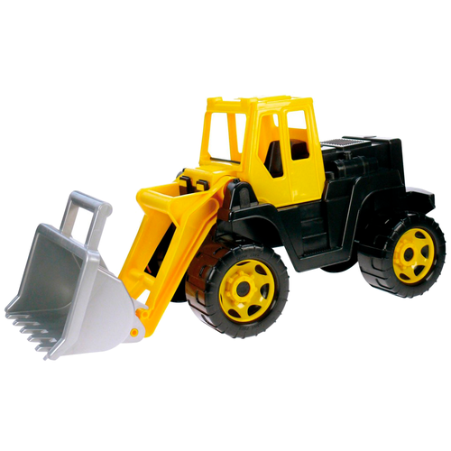 Трактор ЛЕНА GIGA TRUCKS (02048), 64 см, желтый/черный/серый