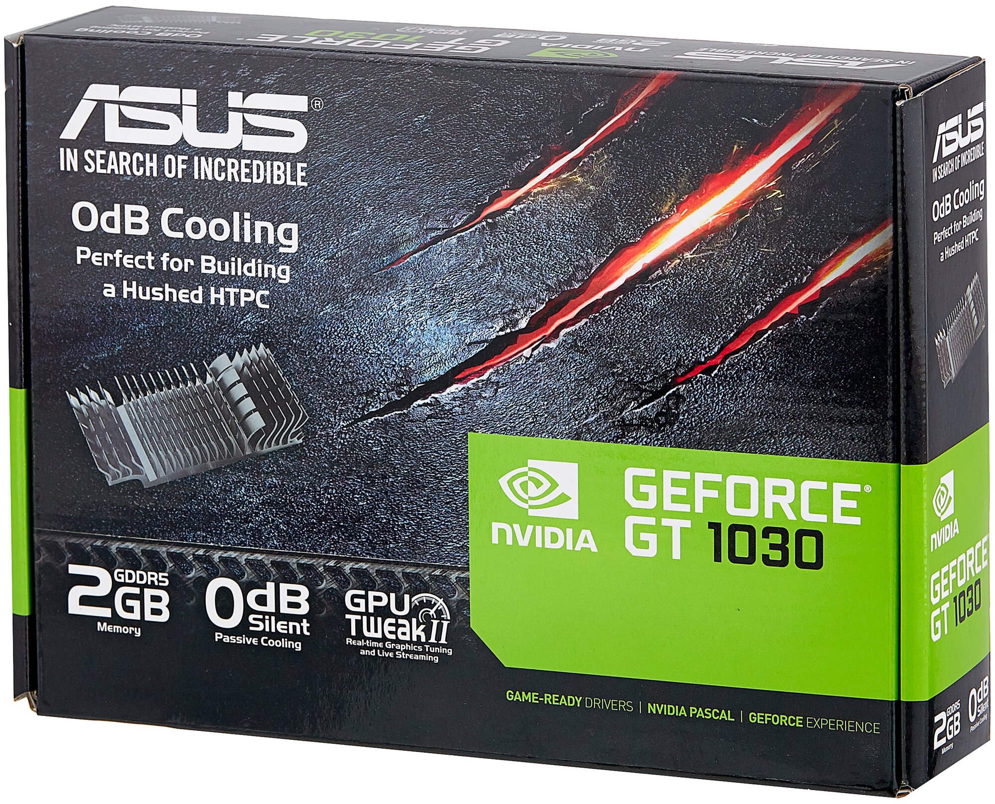 Видеокарта ASUS GeForce GT 1030 Silent LP 2GB (GT1030-SL-2G-BRK)