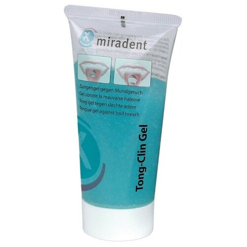 Miradent Tong-Clin Gel, 50 мл, мята набор miradent tong clin set щётка и гель для чистки языка