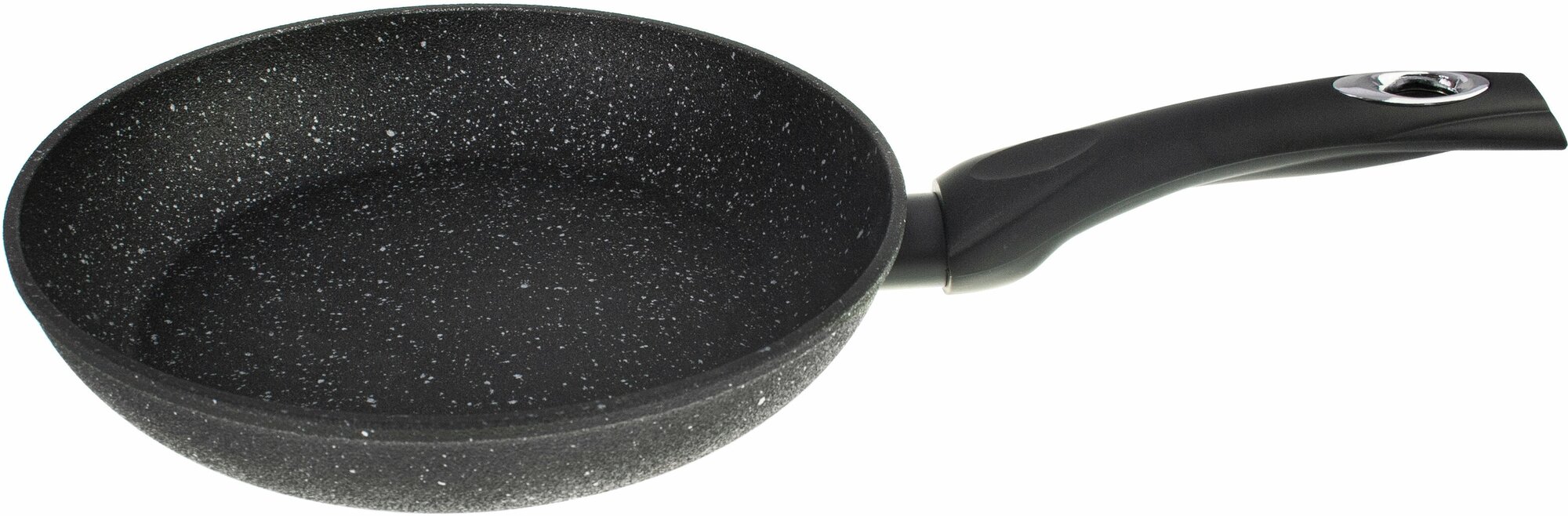 Сковорода с антипригарным покрытием для индукционной плиты из кованого алюминия 28 см Black Stone PROFFI Hoff - фото №2