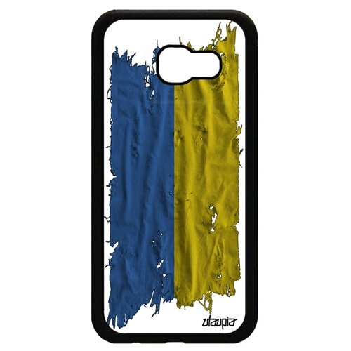 фото Чехол для мобильного samsung galaxy a5 2017, "флаг украины на ткани" патриот страна utaupia