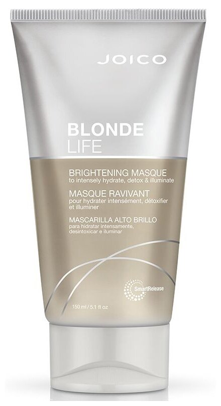 Joico Blonde Life Маска "Бриллиантовый блонд" для сохранения чистоты и сияния блонда для волос, 150 мл, туба