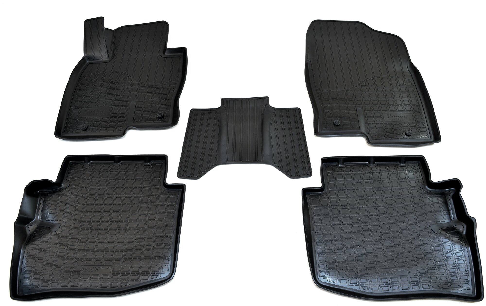 Комплект ковриков в салон NorPlast NPA11-C55-720 для Mazda CX-9 2015-2019 г. 5 шт.