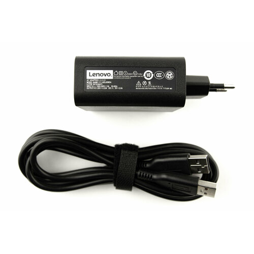 Блок питания для ноутбука Lenovo 20V 3.25A (5V 2A) (USB) 65W блок питания для ноутбука lenovo 20v 5v 3 25a usb 65w