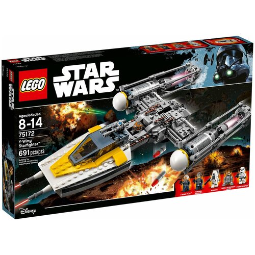 Конструктор LEGO Star Wars 75172 Y-крылый звездный истребитель, 691 дет. lego star wars 75316 звездный истребитель мандалорцев 544 дет