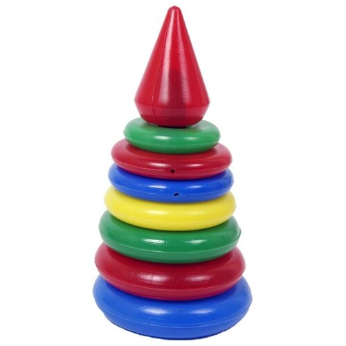 Развивающая игрушка Строим вместе счастливое детство Рубин, 9 дет., разноцветная строим вместе счастливое детство развивающая игра логическая горка