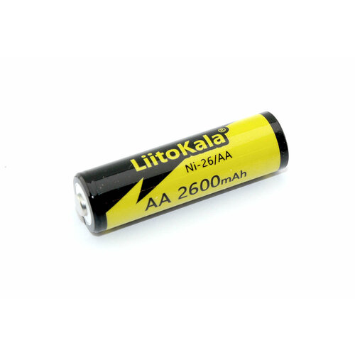 Аккумуляторная батарейка LiitoKala Ni-26 AA Ni-Mh 2600mAh, 1.2V батарейка c energizer eveready super r14 ni mh 2 штуки e301155900 11644