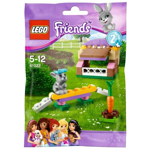 Конструктор LEGO Friends 41022 Домик кролика, 37 дет. конструктор lego friends 41422 джунгли домик для панд на дереве 265 дет
