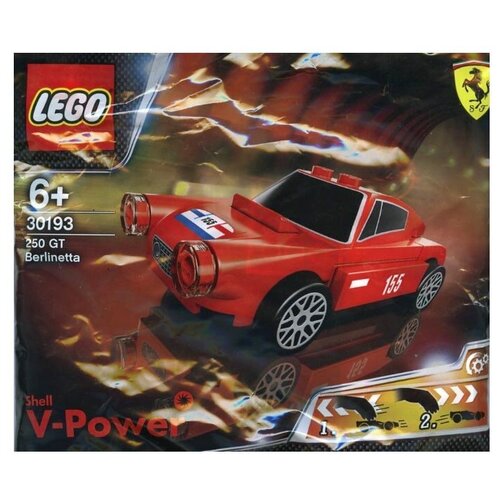 Конструктор LEGO Racers 30193 Феррари 250 GT Берлинетта, 25 дет. robots racers dinosaurs colouring