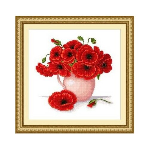 фото Набор для вышивания «сделано с любовью» цв-016 маки