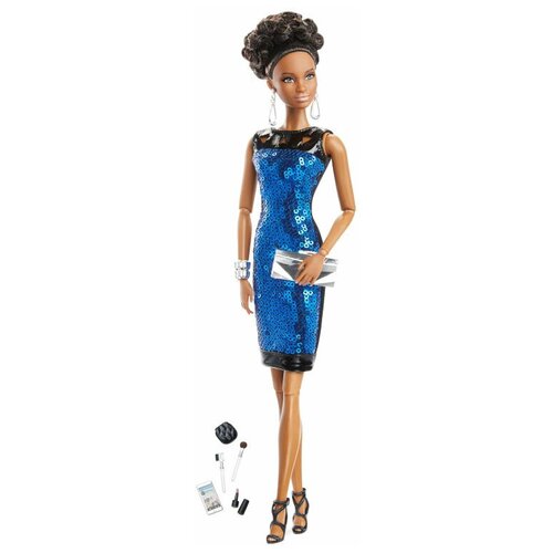 Кукла Barbie Вечерний выход, 29 см, DGY09 кукла barbie the barbie look collection blue jumpsuit барби синий комбинезон коллекция образ барби