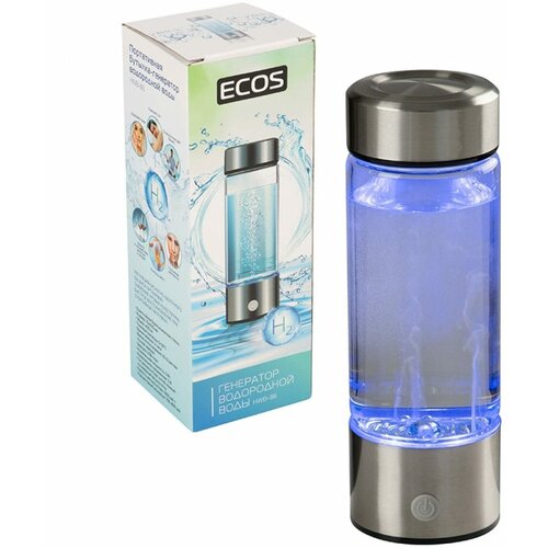 Портативная бутылка-генератор водородной воды Ecos 323483