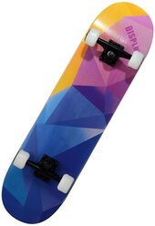 Детский скейтборд RGX MG DBL 463, 31x8, синий/фиолетовый
