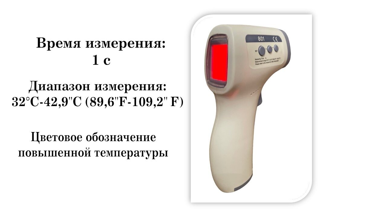 Бесконтактный термометр AIQURA - фото №19