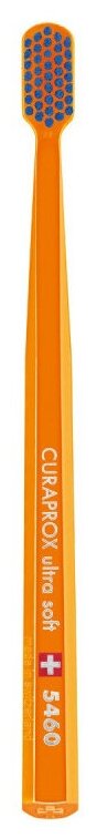 Зубная щетка CURAPROX CS 5460 оранжевая "ultrasoft", d 0,10 мм