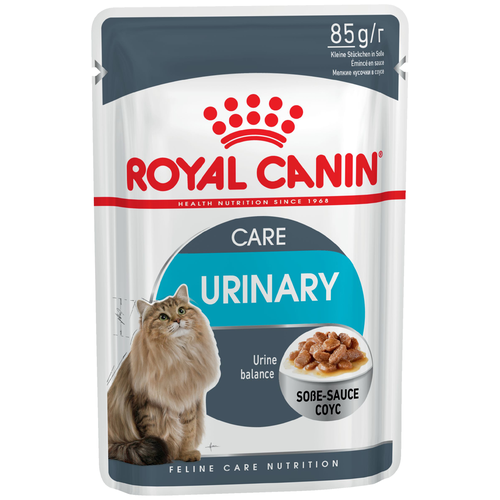 Корм ROYAL CANIN Urinary Care для кошек профилактика МКБ, кусочки в соусе, 12шт.*85г