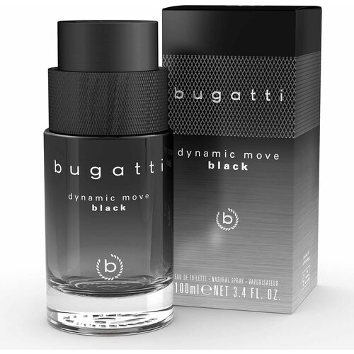 Bugatti Dynamic Move Black туалетная вода 100 мл для мужчин туалетная вода bugatti dynamic move black 100 мл
