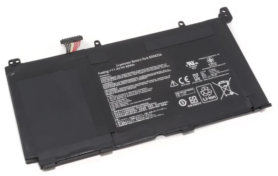 Аккумулятор для ноутбука Asus A551 S551 R553L B31N1336 (11.4V 48Wh)