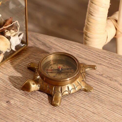 Компас Черепашка латунь 10х10х35 см 2736₽
