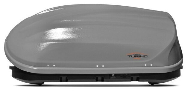Автобокс Turino Compact серый (двусторонний) Размеры (см): 141х83х45 Объём (л): 360 Грузоподъёмность (кг): 50