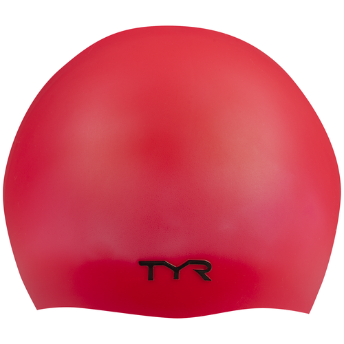 фото Шапочка для плавания wrinkle free silicone cap, силикон, lcs/610, красный tyr