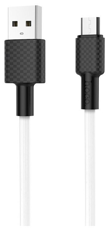 Кабель Hoco X29 Superior Style USB - microUSB, 1 м, 1 шт., белый