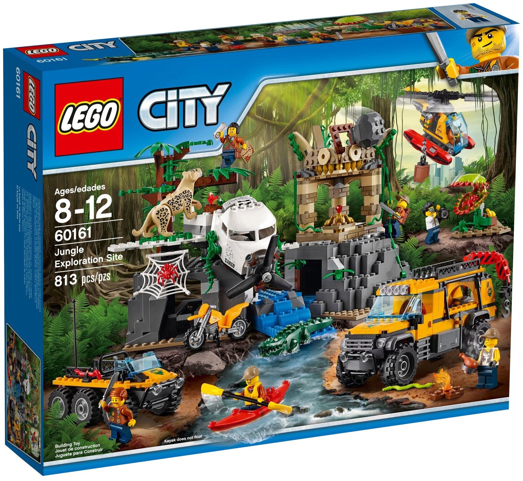 LEGO City 60161 База исследователей джунглей, 813 дет.