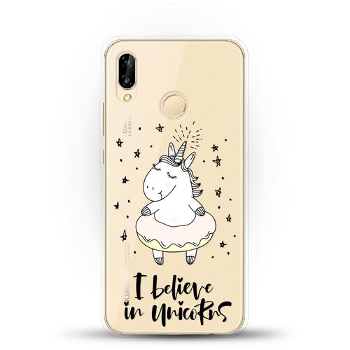 фото Силиконовый чехол единорог на huawei nova 3e andy & paul