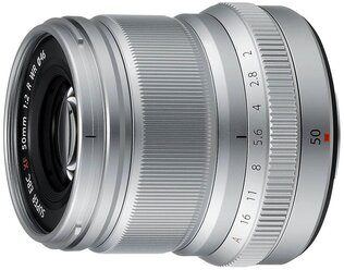 Объектив Fujifilm Fujinon XF 50mm f/2 R WR серебристый