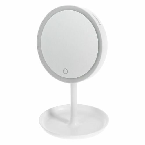 Зеркало Косметическое зеркало Beurer BS45, круглое, 17.5см, с подсветкой, белый [584.04]