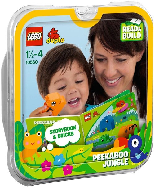 Конструктор LEGO DUPLO 10560 Читай и строй: Джунгли Пикабу, 13 дет.