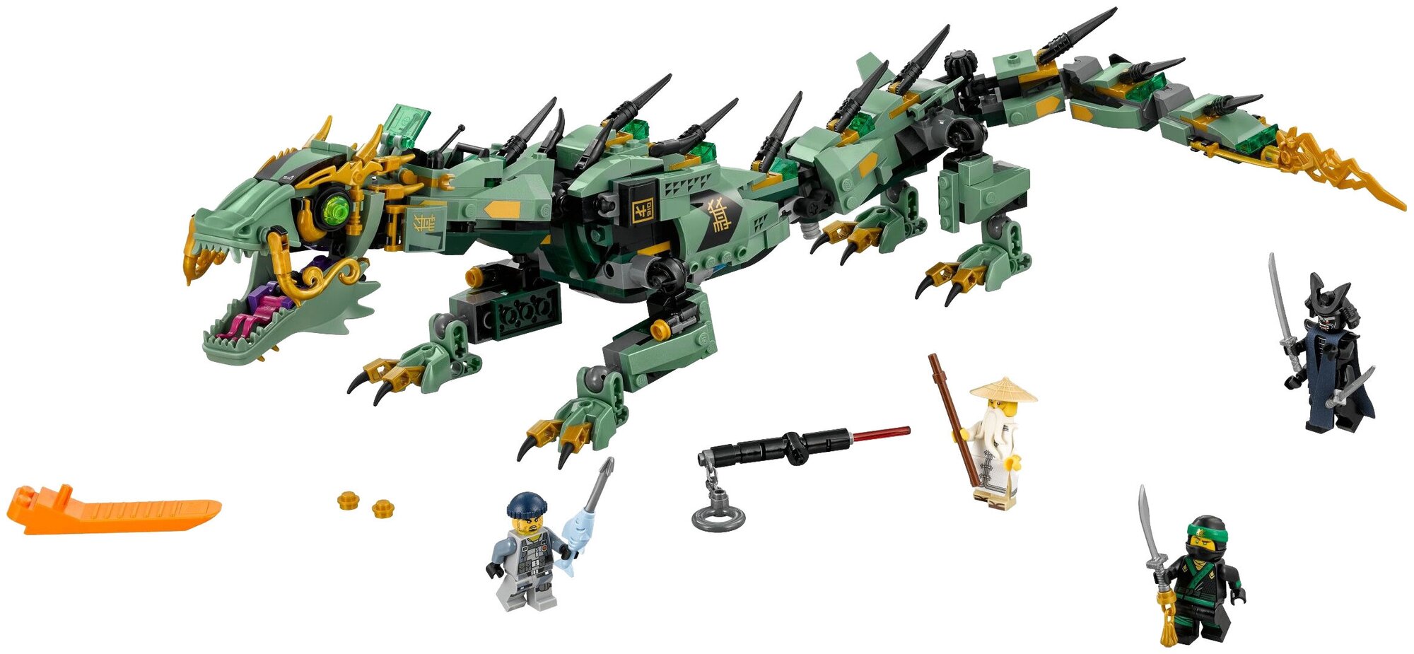 LEGO NINJAGO Механический Дракон Зелёного Ниндзя - фото №2