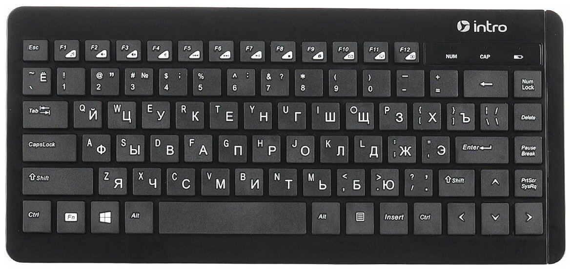 Клавиатура Intro KW474B Black USB