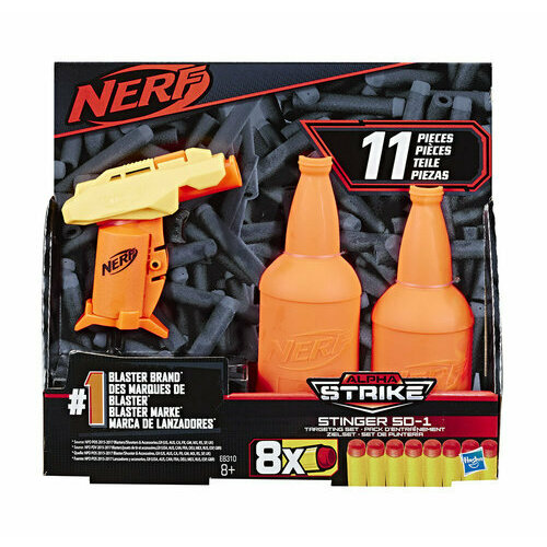 Набор игровой нерф альфа страйк стингер E8310 бластер nerf стрелы nerf ultra e6600