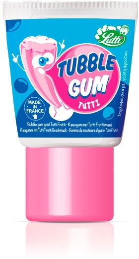 Жевательная резинка Lutti Tubble Gum Tutti, с фруктовым вкусом, 35 г