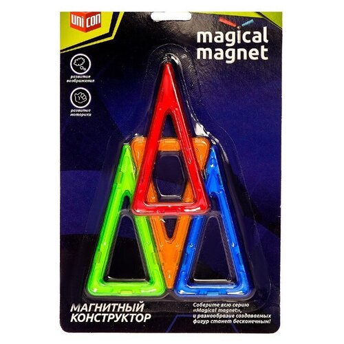 Конструктор магнитный UNICON Magical Magnet, 4 детали