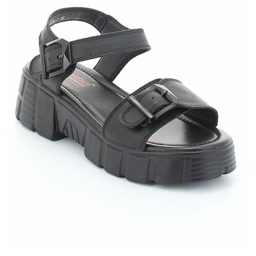 фото Босоножки tofa женские летние, размер 39, цвет черный, артикул 216455-7 тофа