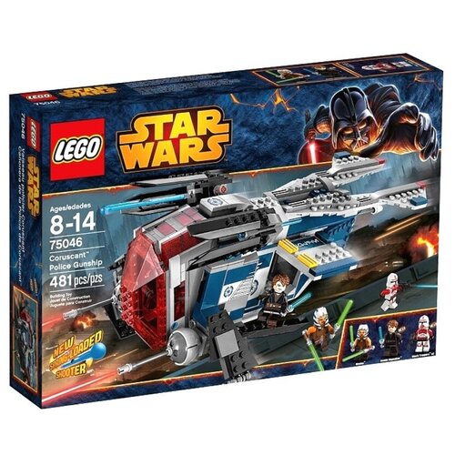 LEGO Star Wars 75046 Полицейский корабль Корусканта, 481 дет. набор комикс звёздные войны эпоха республики энакин скайуокер блокнот genshin impact с наклейками коричневый