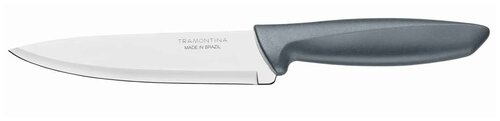Набор ножей Шеф-нож TRAMONTINA Plenus RU, лезвие: 15 см, серый