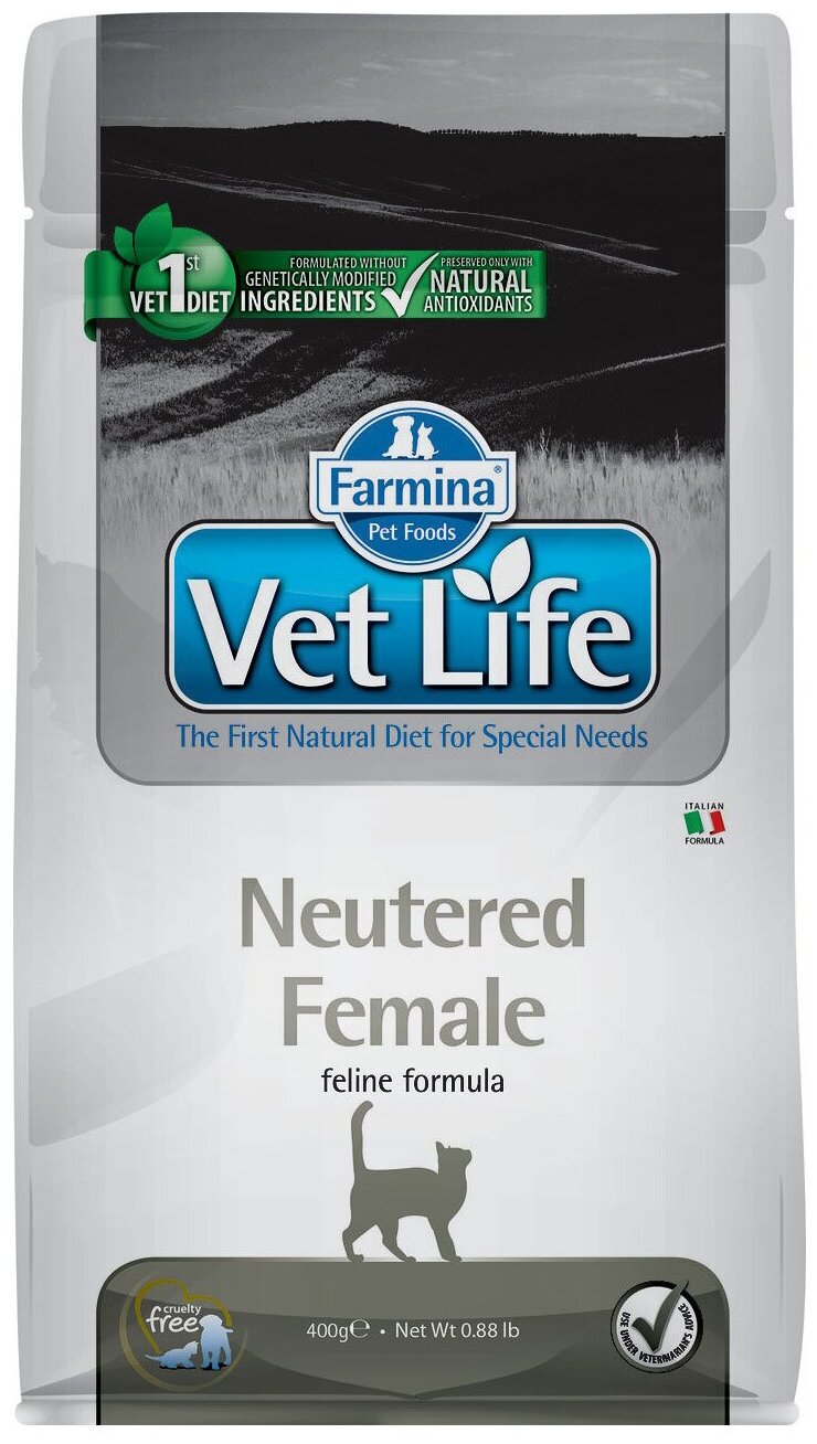 Сухой корм для стерилизованных кошек Farmina Vet Life Female