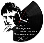 Часы из виниловой пластинки (c) VinylLab Высоцкий