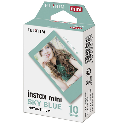 Картридж для камеры Fujifilm Colorfilm Instax Mini Sky Blue голубая рамка 10 снимков