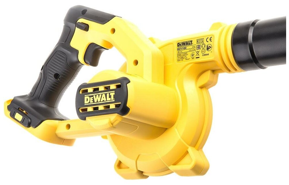 Аккумуляторный воздуходув XR 18 В DEWALT DCV100-XJ - фотография № 6