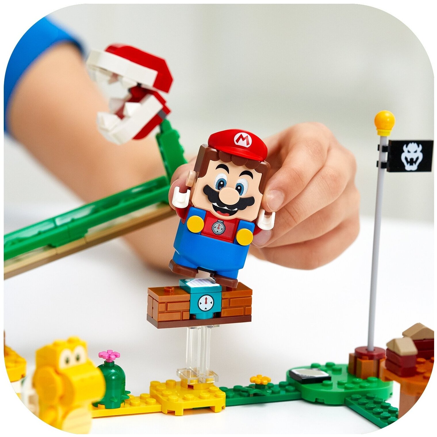 Конструктор LEGO Super Mario Мощная атака Растения-пираньи - дополнительный набор, 217 деталей (71365) - фото №10