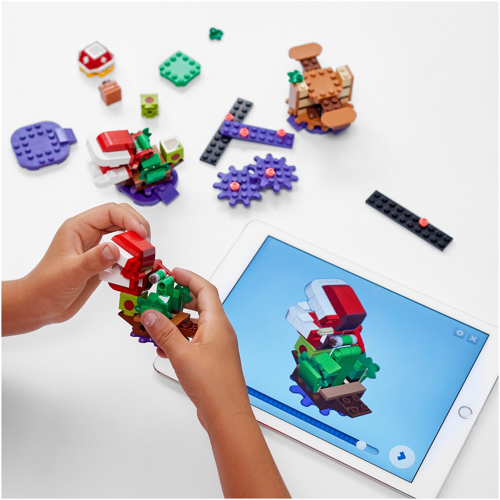 Конструктор LEGO Super Mario Загадочное испытание растения-пираньи (доп. набор), - фото №11